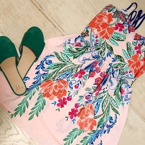 GLAM Pink Floral Dress